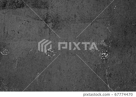 Texture of a metal wall with cracks and scratches 67774470