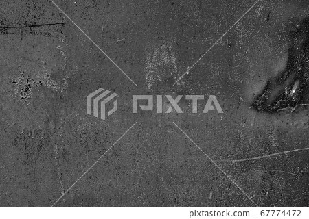 Texture of a metal wall with cracks and scratches 67774472