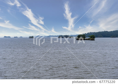 松島的風景，日本的三大風景之一，沿海的一個島，宮城縣松島鎮 67775220