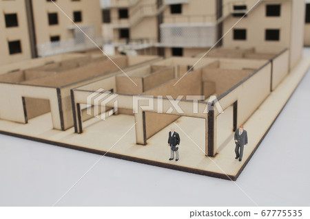 Scale Model Building. Floor, architectural with Scale Model Building. Floor, architectural with 67775535