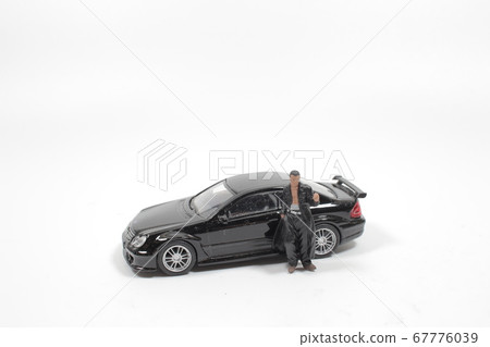 figure Man As Gangster, with the sport car figure Man As Gangster, with the sport car 67776039