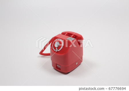 a scale of figure Pay phone, red public phone, a scale of figure Pay phone, red public phone, 67776694