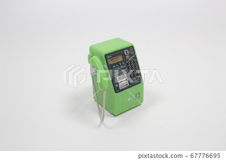 the scale of Japanese pay phone on the board 67776695