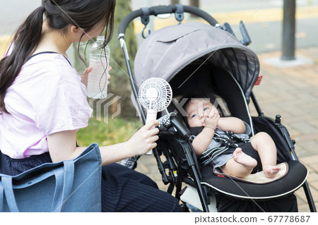 Mobile fan mom and baby Mobile fan mom and baby 67778687