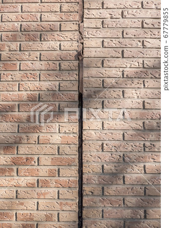 Dilatation joint between two blocks of buildings Dilatation joint between two blocks of buildings 67779855