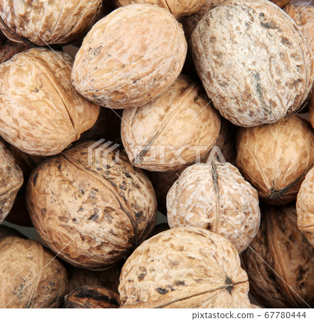Close-Up Of Walnuts In A Nearby Store Close-Up Of Walnuts In A Nearby Store 67780444