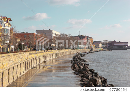 Pomorie, Bulgaria - January 09, 2020 Pomorie, Bulgaria - January 09, 2020 67780464