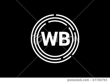 Initial Monogram Letter W B Logo Design Vector Template. WB Letter Logo Design Initial Monogram Letter W B Logo Design Vector Template. WB Letter Logo Design 67780765