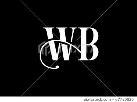 Initial Monogram Letter W B Logo Design Vector Template. WB Letter Logo Design Initial Monogram Letter W B Logo Design Vector Template. WB Letter Logo Design 67780826