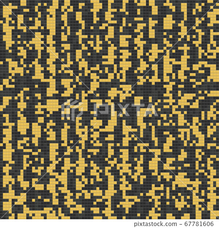 Square background mosaic, ceramics. Abstract pixels. Ceramic tiles. Square background mosaic, ceramics. Abstract pixels. Ceramic tiles. 67781606