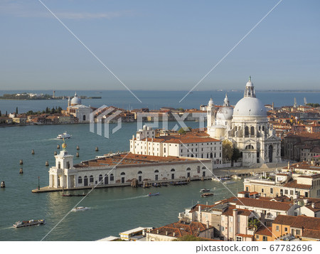 View from the bell tower of San Marco, Venice, Italy View from the Grand Canal of Salute 67782696