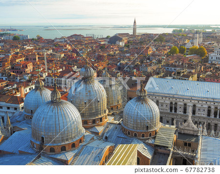 Bell Tower of San Marco, Venice, Italy View from the observatory Roof of San Marco Temple 67782738