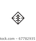 simple evergreen logo design 67782935