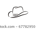 cowboy hat logo design 67782950