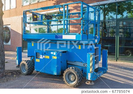 Blue Scissor Lift Blue Scissor Lift 67785074
