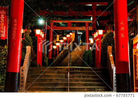 Torii of Inuyama Castle Haruna Tsuna Shrine 67785771