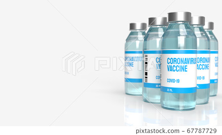 vaccine covid 19 for medical content 3d rendering. vaccine covid 19 for medical content 3d rendering. 67787729