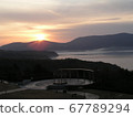 Sunrise overlooking Lake Yamanaka 67789294
