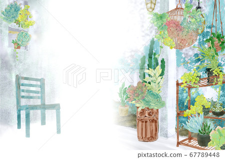 Landscape illustration of natural life Landscape illustration of natural life 67789448