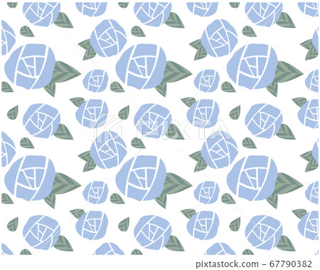 Rose floral background illustration seamless pattern Rose floral background illustration seamless pattern 67790382