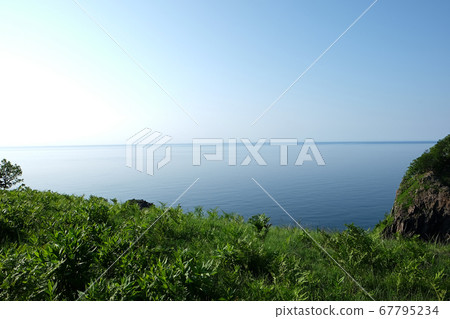 Furepe Falls, view of the Sea of Okhotsk from the promenade, Shiretoko June 67795234