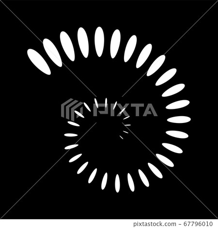 Abstract spiral icon. Design element. Abstract spiral icon. Design element. 67796010
