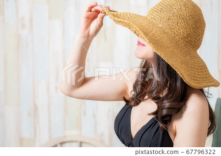 A woman in a bathing suit A woman in a bathing suit 67796322
