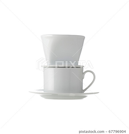 Coffee cup and dripper 67796904