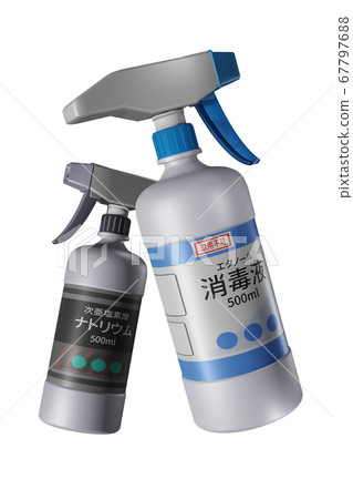 Disinfection image (CG: transparent material) Disinfection image (CG: transparent material) 67797688