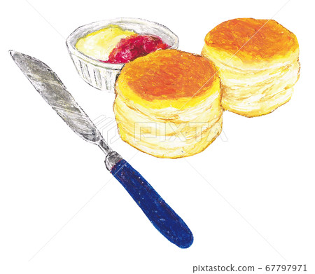 Illustration scone 67797971