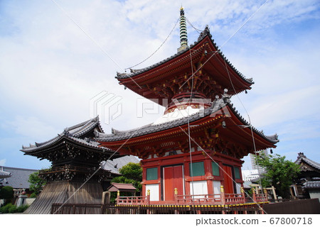 Choenji Temple in Amagasaki-ji Town that retains the atmosphere of a castle town 67800718