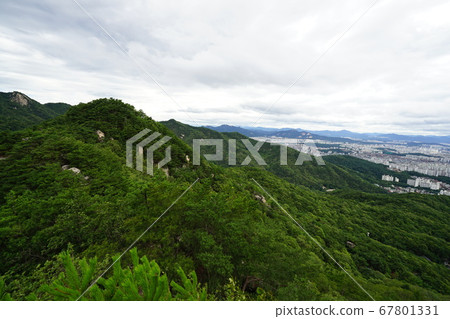 National Park, Bukhansan Mountain, Bohyeonbong Peak, Brothers Peak 67801331