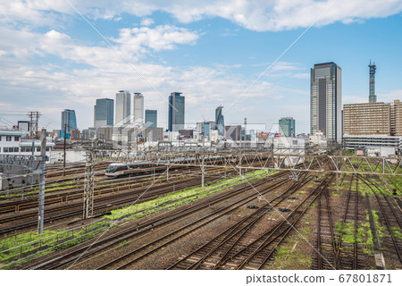 Aichi Prefecture Nagoya City Scenery Scenery from Mukainobashi Aichi Prefecture Nagoya City Scenery Scenery from Mukainobashi 67801871