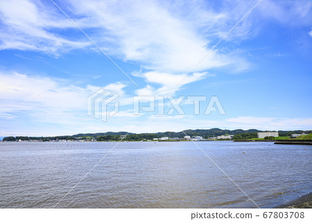 Summer at Iwada Owada Bay in Miura Peninsula, Shonan (Nagai, Yokosuka City) 67803708