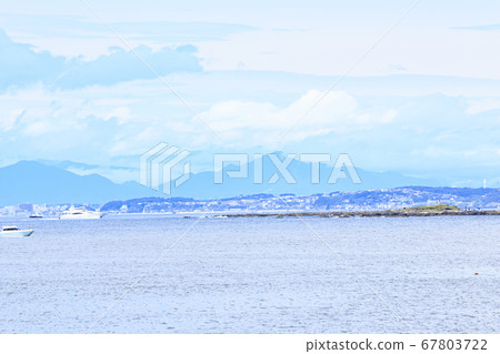 Summer at Iwada Owada Bay in Miura Peninsula, Shonan (Nagai, Yokosuka City) 67803722