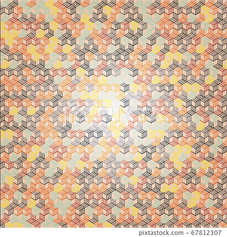 Abstract triangle pattern background advertising banner template 67812307