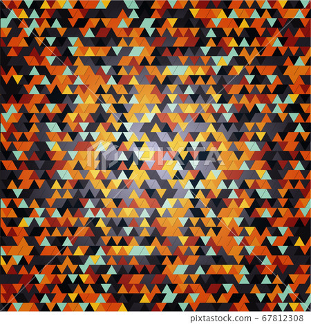 Abstract triangle pattern background advertising banner template 67812308
