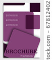 Set of Brochure Cover Brochure with color Combination Abstract Vector Background for Banner, Poster, Booklet, Annual Report, Brochure and Flyer for Eve, Party, Club and Celebration. 67812402