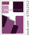 Set of Brochure Cover Brochure with color Combination Abstract Vector Background for Banner, Poster, Booklet, Annual Report, Brochure and Flyer for Eve, Party, Club and Celebration. 67812412