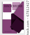 Set of Brochure Cover Brochure with color Combination Abstract Vector Background for Banner, Poster, Booklet, Annual Report, Brochure and Flyer for Eve, Party, Club and Celebration. 67812427