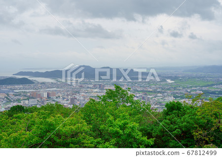 德島縣德島市容,從美贊公園向小松島市拍攝 德島縣德島市容,從美贊公園向小松島市拍攝 67812499