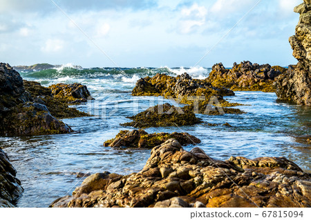 The beautiful coast at Maling Well, Inishowen - County Donegal, Ireland The beautiful coast at Maling Well, Inishowen - County Donegal, Ireland 67815094
