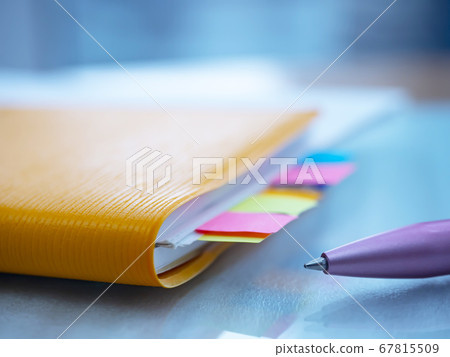 企業形象，文件，筆記本，女人 67815509