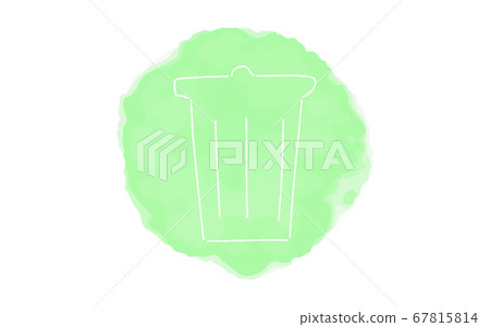 Analog handwriting style loose touch icon: Trash Bako Analog handwriting style loose touch icon: Trash Bako 67815814