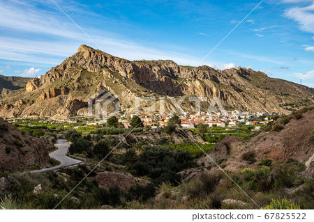 Landscape view of Villanueva del Rio Segura in Landscape view of Villanueva del Rio Segura in 67825522