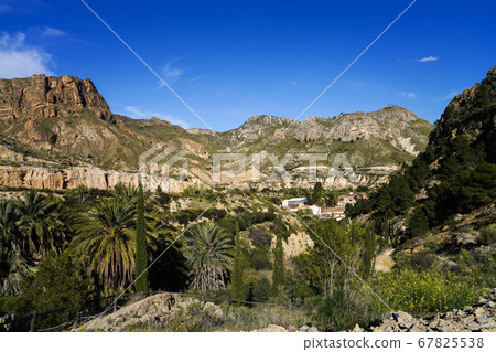 Landscape view of the mountains of Ojos in Valley Landscape view of the mountains of Ojos in Valley 67825538
