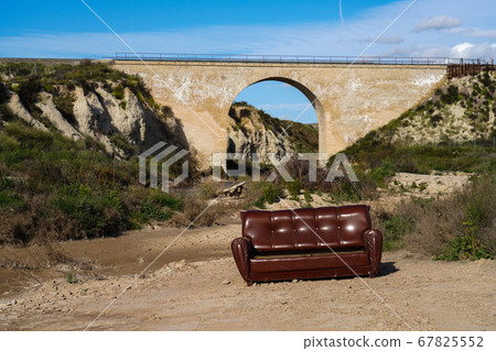 Bridge with a couch near Ascoy in the Murcia Bridge with a couch near Ascoy in the Murcia 67825552