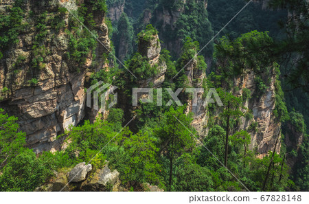 Stunning Mountain formations in Zhangjiajie 67828148