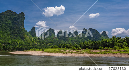 Panorama of Li River in China 67828180