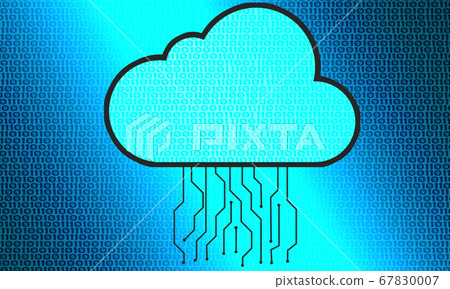 Cloud computing with digital background Cloud computing with digital background 67830007